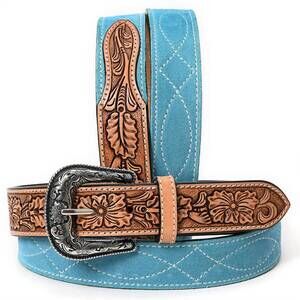 NEW AMERICAN DARLING women's hartley belt in turquoise